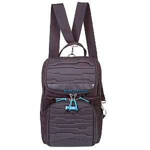 Mochila Sestini 2 em 1 Evolution Dark Division Preto
