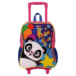 Mochila Carrinho Sestini 21M Panda Rosa