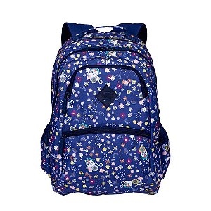 Mochila Sestini College Gatinha 24 Litros Azul