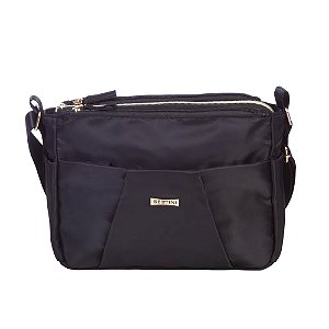Bolsa Transversal Sestini Pixie 6 Litros Preto