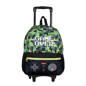 Mochila Sestini Com Carrinho M Plus Game Verde