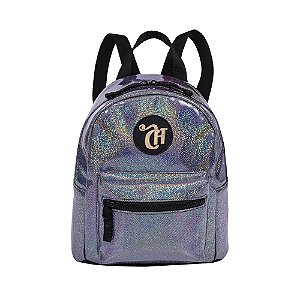 Mini Mochila Sestini Capricho 21Z02 6 Litros Holográfico