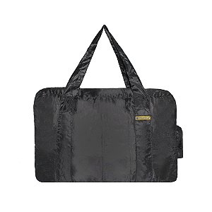 Bolsa Sacola Travel Blue Dobrável 16 Litros Preto