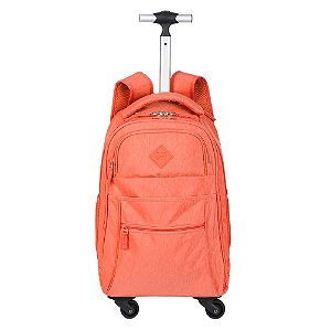 Mochila Sestini 4 Rodas Rolling Crinkle 34 Litros Apricot