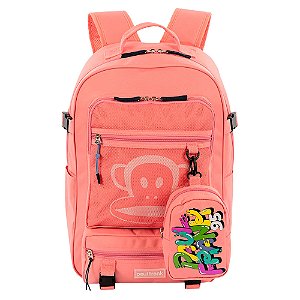 Mochila Sestini Grande Paul Frank Casual Coral