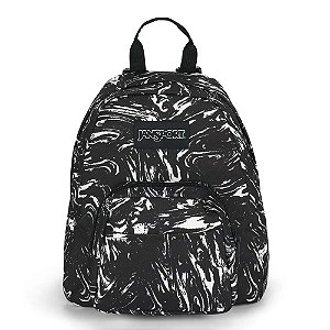 Mini Mochila Jansport Half Pint Marbled Motion Preto