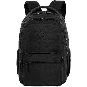 Mochila Sestini 2 Compartimentos College Crinkle 3 Preto