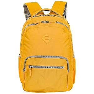 Mochila Sestini 2 Compartimentos College Crinkle 3 Amarelo