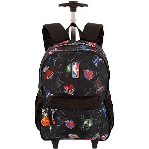 Mochila Sestini Com Carrinho Nba Begins Graffiti Cinza