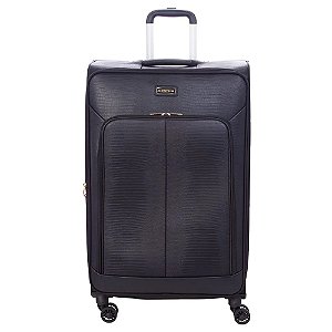 Mala de Viagem Sestini Grande com Rodas 360 Croco 4T Preto