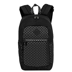Mochila Sestini Magic Nailon Xadrez Preto
