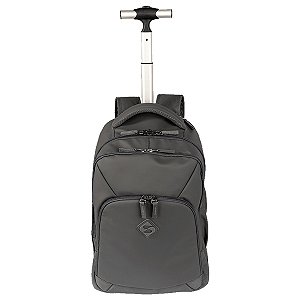 Mochila Sestini com Rodinhas Rollingg Hydroblock Cinza