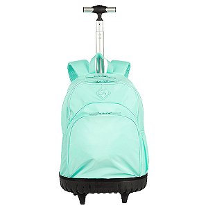 Mochila Sestini com Rodinhas Rollingg 2 Verde Água