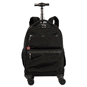 Mochila Sestini Carrinho 4 Rodas Paul Frank T03 Preto