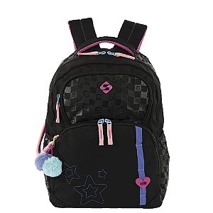 Mochila Sestini G Color Pop Unissex Preto