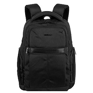 Mochila Sestini Slim Notebook 15pol Nexus Unissex Preto