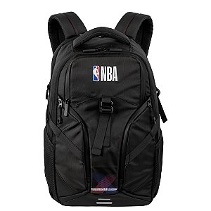 Mochila Sestini Grande 2 Comp Notebook Nba Max Unissex Preto