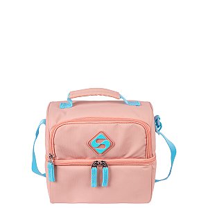 Lancheira Sestini Baú 2 Comp Lunch Hydroblock Peach Candy