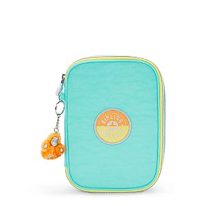 Estojo Kipling 100 Pens Poppy Aqua C Feminino Azul