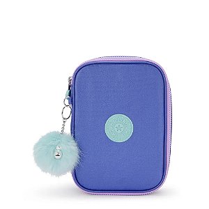 Estojo Kipling Cosmic Metallic 100 Pens Lilas