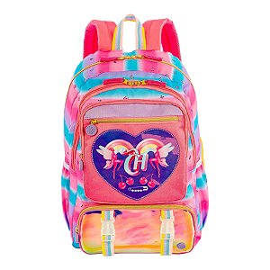 Mochila Sestini 2 Comp Capricho Encantada Pinkverse 25L Rosa