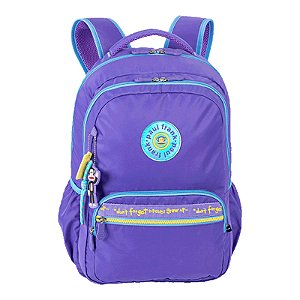 Mochila Sestini 2 Comp Paul Frank Fun 27 Litros Roxo