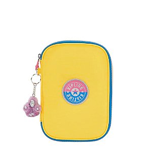 Estojo Kipling 100 Pens BTS Sun C Amarelo