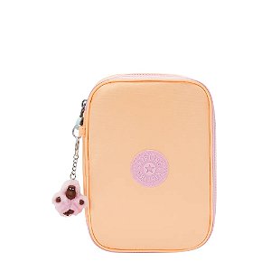 Estojo Kipling 100 Pens Magical Orange Feminino Laranja