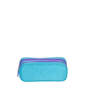 Estojo Sestini 2 Comp Paul Frank T03 Unissex Verde Lagoa