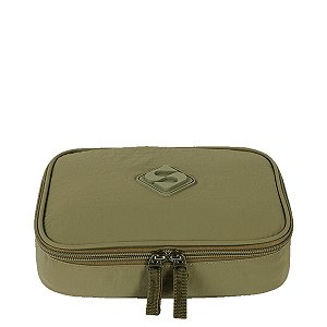 Estojo Sestini Box Especial 2 Nailon Matcha Verde Khaki
