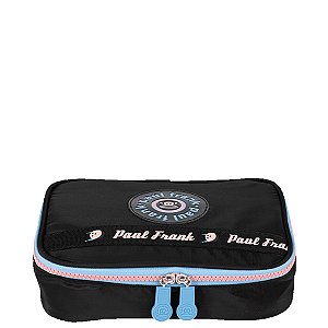 Estojo Sestini Box Paul Frank Fun Unissex Preto e Rosa