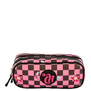 Estojo Sestini 2 Comp Capricho Pop Cosmic Gang Feminino Rosa