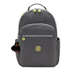Mochila Kipling Seoul Back to Grey Unissex Cinza