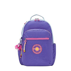 Mochila Kipling Seoul Iris Purp Fun C Feminino Lilas