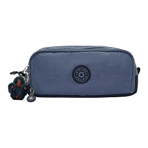 Estojo Kipling Gitroy Game Grey Unissex Azul