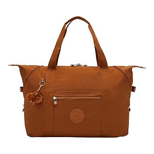 Bolsa de Mão Kipling Art M Stylish Mokka Feminino Marrom