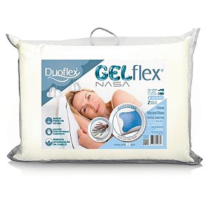 TRAVESSEIRO DUOFLEX GEL NASA 50X70 14CM ALTURA