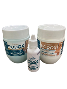 KIT CREME PODOX PODOLOGIA PROFISSIONAL PARA OS PES