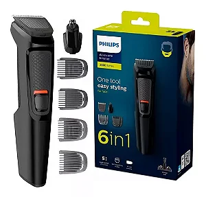 Aparador De Pelos Multigroom Mg3711/15 Philips Bivolt