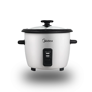 Panela De Arroz Elétrica Midea 7 Xícaras Cozimento Á Vapor Com Tampa De Vidro
