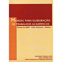 Manual para Elaboracao de Trabalhos Academicos - Santiago