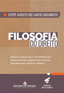 Livro Filosofia do Direito - Nascimento, Filippe