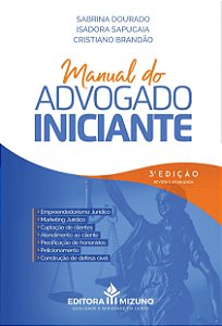 Livro Manual do Advogado Iniciante - Dourado - Jh Mizuno