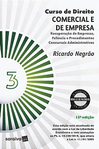 Livro Curso de Direito Comercial e de Empresa: Recuperacao de Empresas, Falencia - Negrao