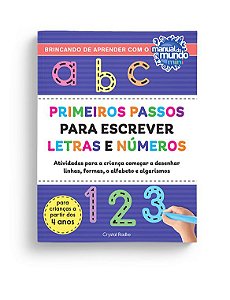 Livro Primeiros Passos para Escrever Letras e Números