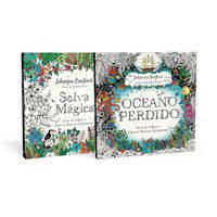 Livro Coleção Selva Magica + Oceano Perdido