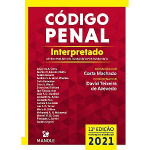 Livro Codigo Penal Interpretado - 11ed/21 - Costa Machado; David