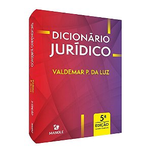 Livro Dicionário Jurídico - Luz - Manole