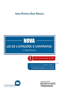 Livro Nova Lei de Licitações e Contratos Comparada - Nohara - RT