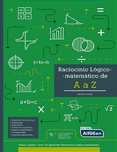 Livro Raciocinio Logico-matematico a a Z - Lustosa